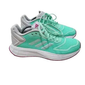 Adidas Duramo 10 Womens Athletic Sneakers Running Shoes Mint Green Size 7